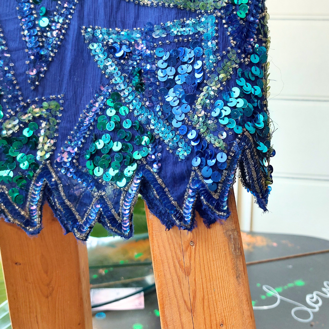 Blue Sequin