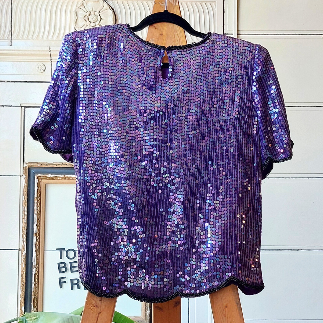 Purple Sequin