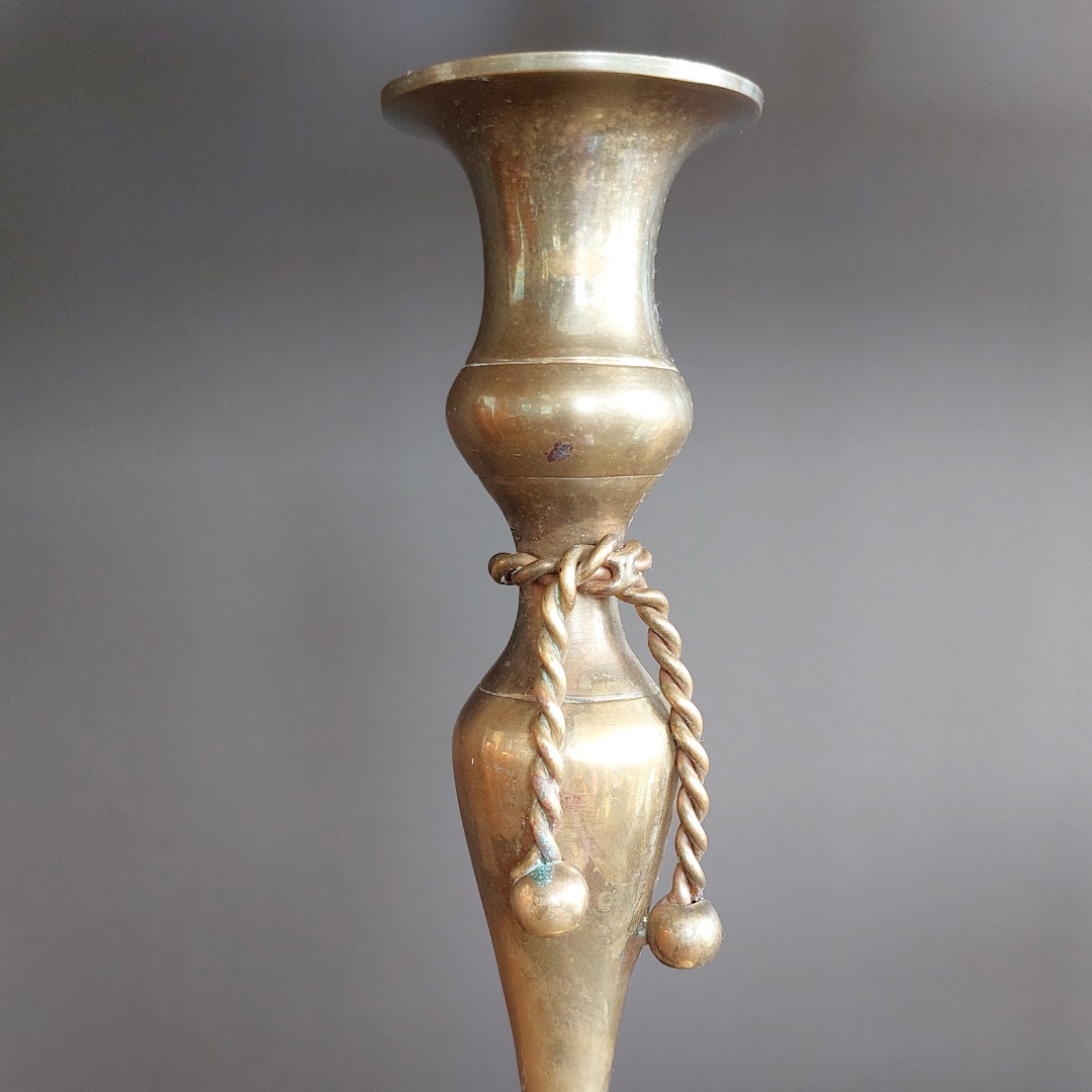 Tasseled Candlesticks