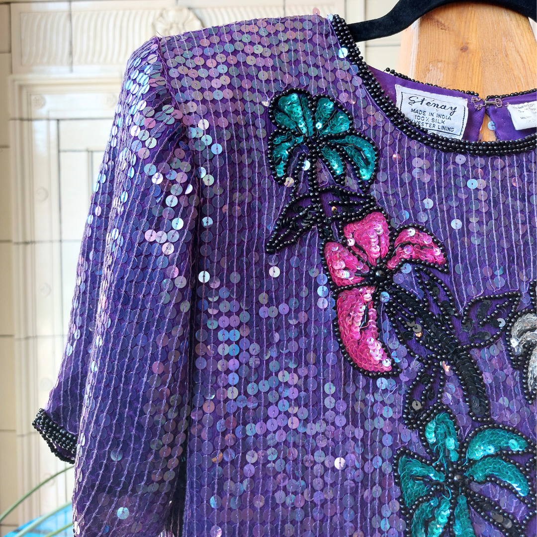 Purple Sequin