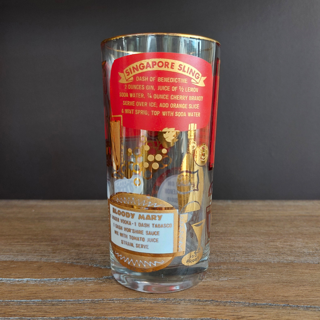 1960's MCM Highball Glasses