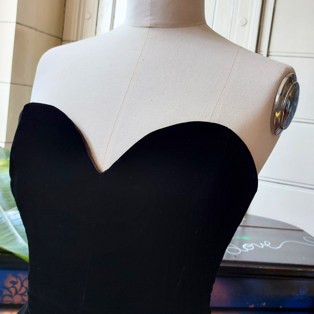 Strapless Tulle Polka Dot