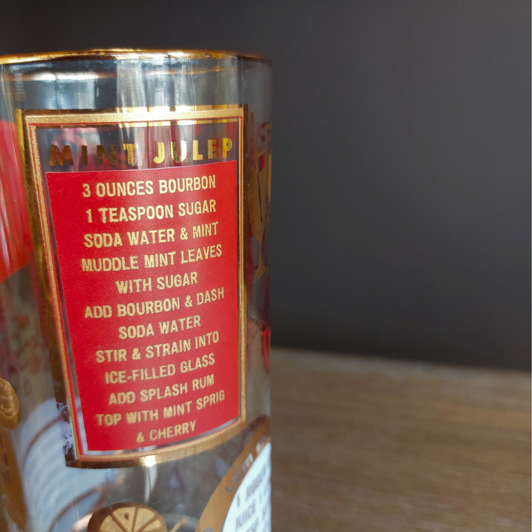 1960's MCM Highball Glasses