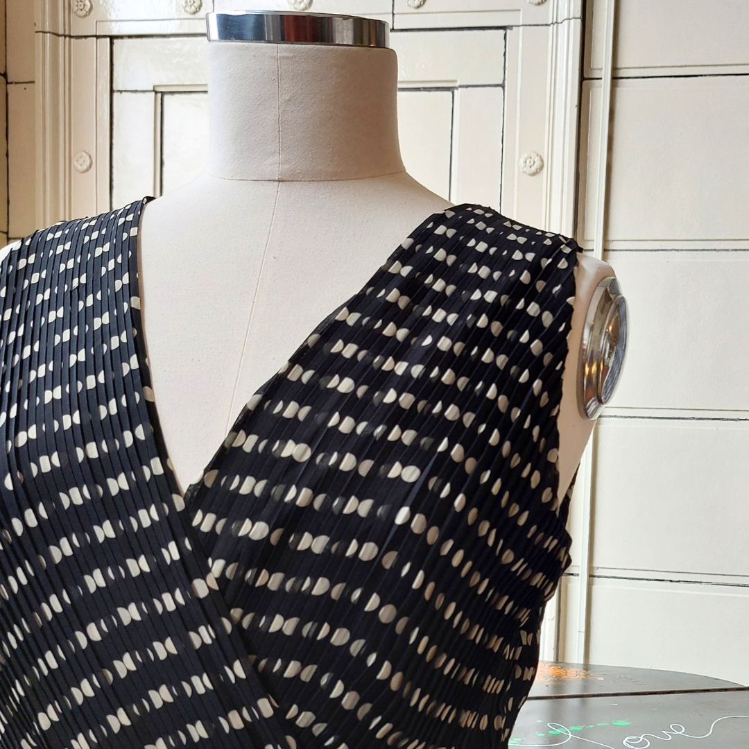 Tiered Ruffle Polka Dot