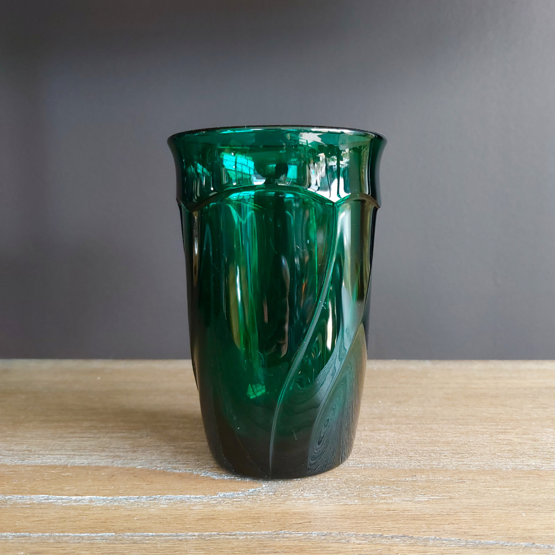 Highball Green Glass Tumblers