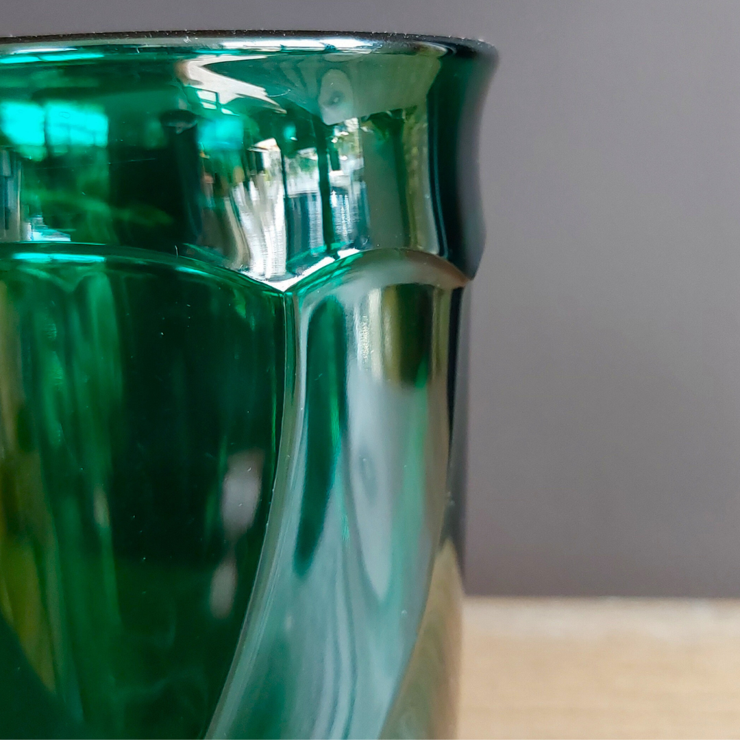 Highball Green Glass Tumblers