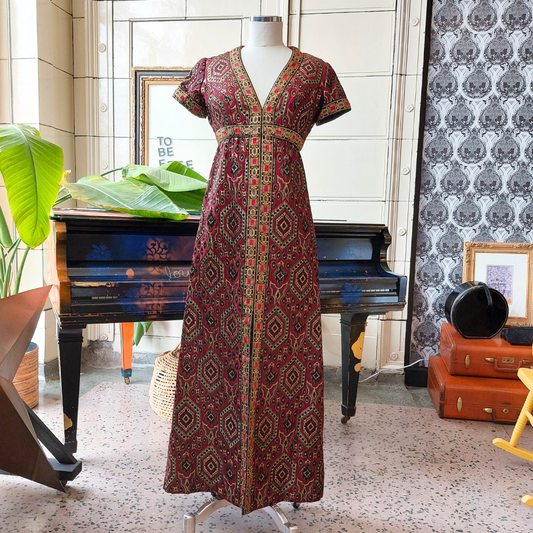 Jewel Fabric Gown