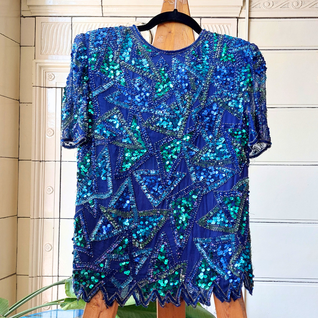 Blue Sequin
