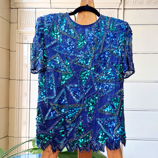 Blue Sequin